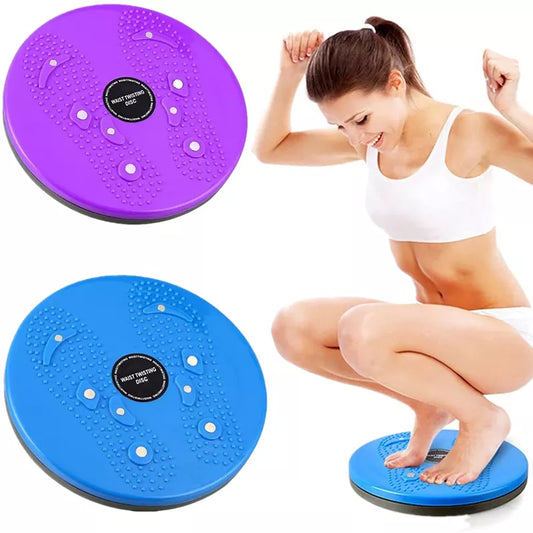 Magnet Waist Twisting Disc Fitness Balance Board - Weight Loss Trainer with Magnetic Massage - Wriggling Plate Twister Exercise Equipment
