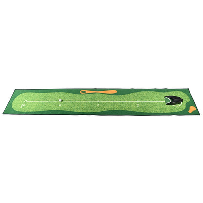 50x300cm Indoor Golf Putting Green Mat: Mini Golf Putting Training Equipment for Home or Office Use