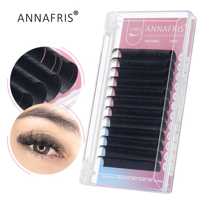ANNAFRIS 50pcs Disposable Eyelash & Eyebrow Brushes — Soft Crystal Lash Extension Mascara Wands Makeup Tools