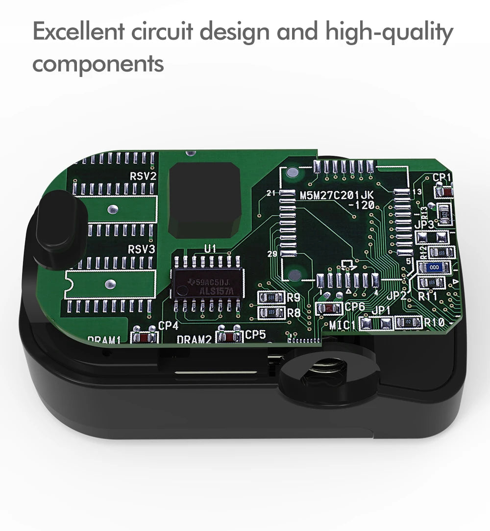 KIUZOU Finger Pulse Oximeter – SPO2, PR, PI, RR Blood Oxygen Monitor with OLED Display