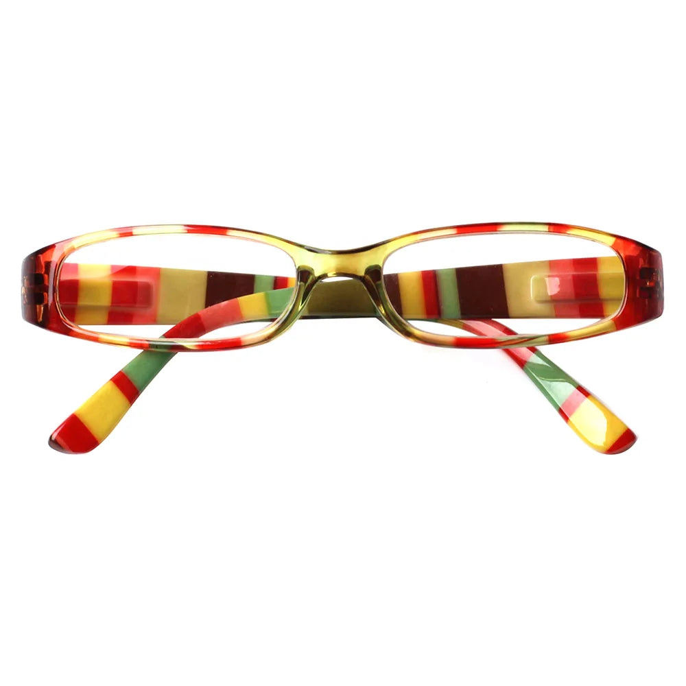 Henotin Reading Glasses for Women – Small Frame, Spring Hinges, Fresh Print Design, Super Clear High-Quality Eyewear