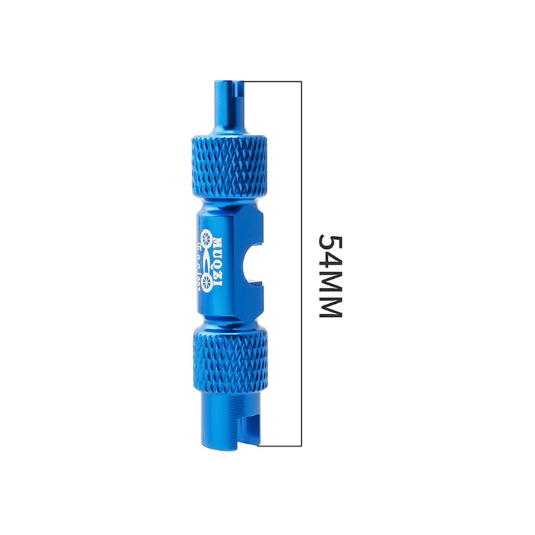 MUQZI MTB & Road Bike Valve Tool – Schrader & Presta Wrench for Tire Installation and Valve Core Removal