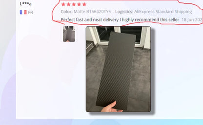 Professional Carbon Fiber Balayage Board – Hair Coloring & Dyeing Tool for Barbers and Hairdressers