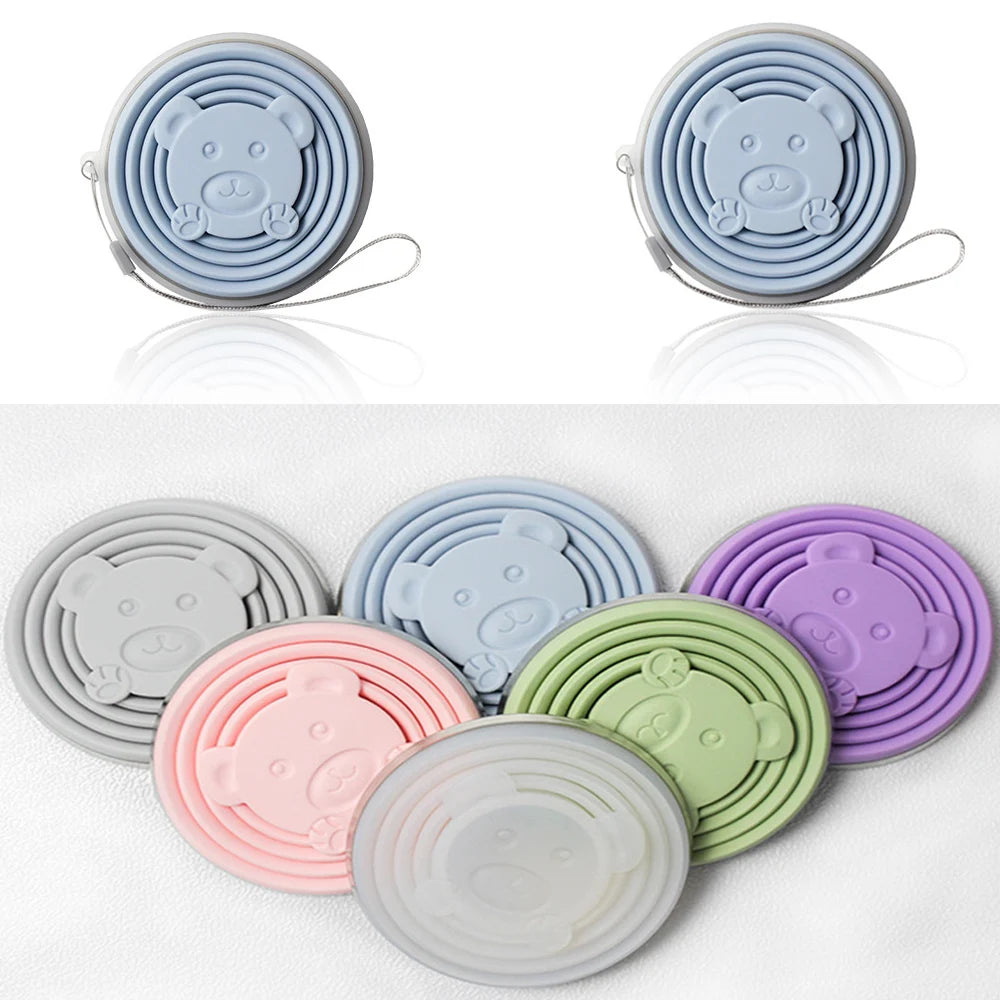 Collapsible Telescopic Silicone Water Bottle - Folding Cup for Outdoor Travel, Children, Teacups, and More