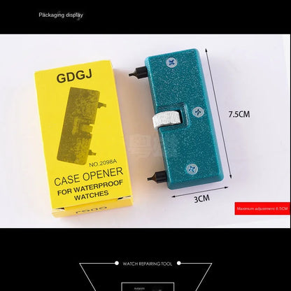 Adjustable Watch Opener Back Case Tool – Press, Closer, Remover, Wrench, Screw Wrench Repair Kit & Watch Battery Remover