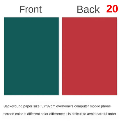 Photography Backdrops 57x87cm – Double-Sided Solid Color Photo Background for Studio, Newborn & Product Photography