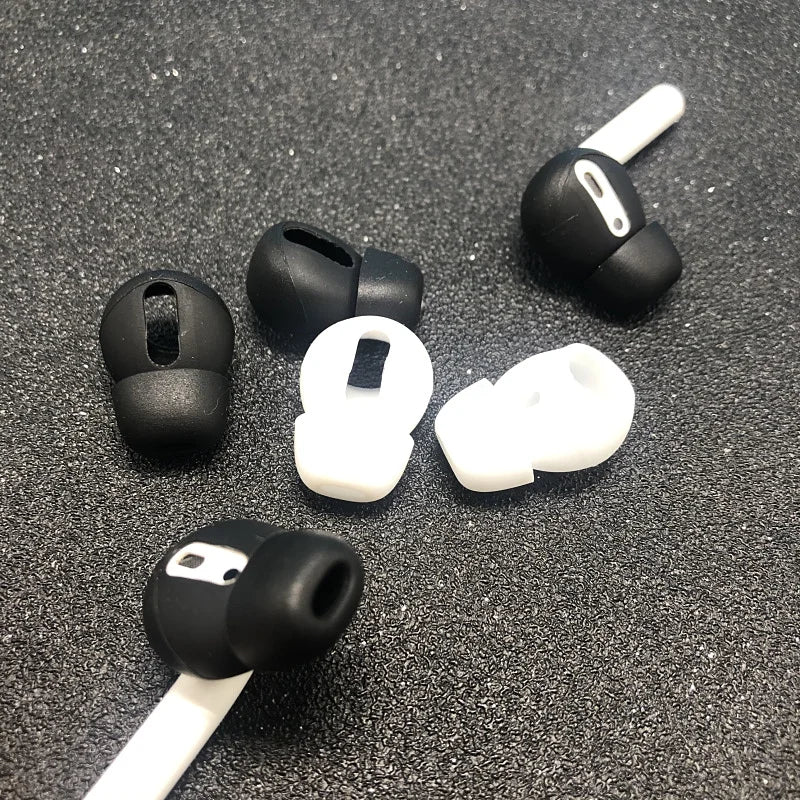Silicone Ear Pads for AirPods 1/2 - Wireless Bluetooth Earphone Covers & Caps - Earphone Case Eartips 2pcs/Pair