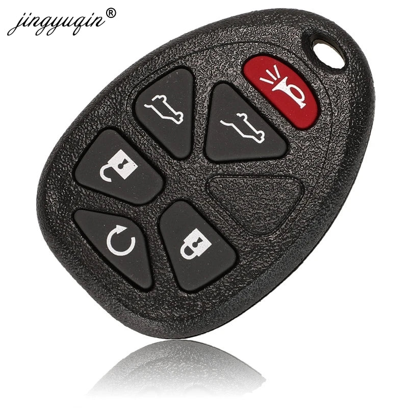 jingyuqin 315Mhz OUC60270 5/6 Buttons Remote Control Keyless Entry Car Key Fob - Compatible with Buick, Chevrolet, Cadillac, GMC, Saturn