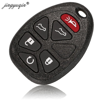 jingyuqin 315Mhz OUC60270 5/6 Buttons Remote Control Keyless Entry Car Key Fob - Compatible with Buick, Chevrolet, Cadillac, GMC, Saturn