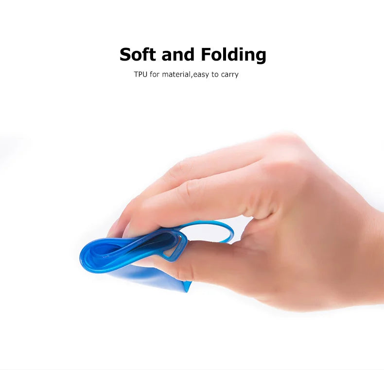 AONIJIE Soft Flask Water Bottle — 250ml/500ml Folding, Collapsible, TPU BPA-Free for Running Hydration Packs, Waist Bags & Vests (SD09/SD10)