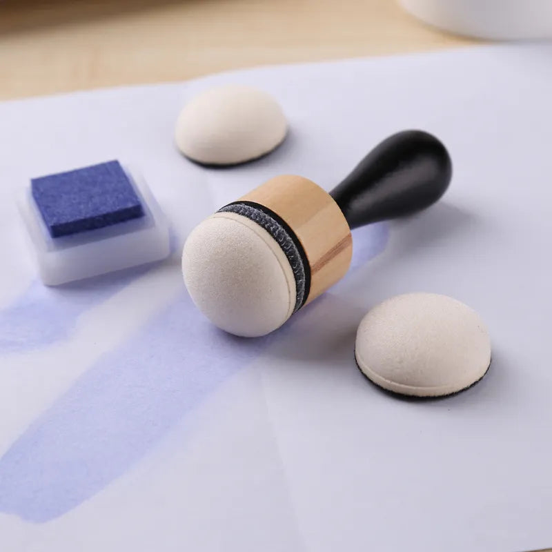 Flat/Domed Foam Refills Replacement Applicators - Mini Ink Blending Tools for Scrapbooking and Card Making Backgrounds