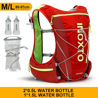 8L Running & Cycling Hydration Vest Backpack — Hiking & Marathon Water Pack with 1.5L Bladder and 500ml Bottle