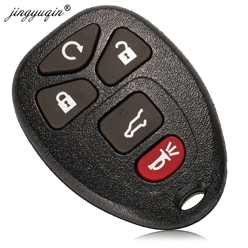 jingyuqin 315Mhz OUC60270 5/6 Buttons Remote Control Keyless Entry Car Key Fob - Compatible with Buick, Chevrolet, Cadillac, GMC, Saturn