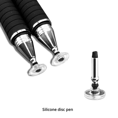Universal Stylus Pen for Smartphones - Capacitive Screen, Disc and Fiber Touch Tips for Drawing and Writing