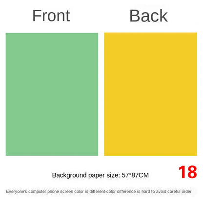 Photography Backdrops 57x87cm – Double-Sided Solid Color Photo Background for Studio, Newborn & Product Photography