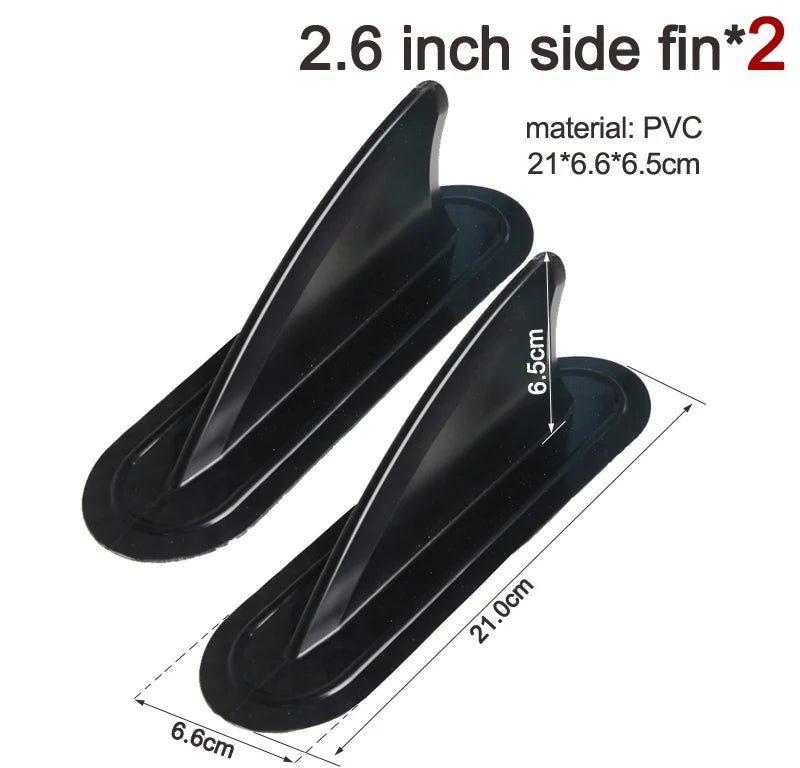 Surf Water Wave Fin SUP Accessory – Stabilizer for ZRAY Paddle Board, Surfboard Slide-In Central & Side Fin