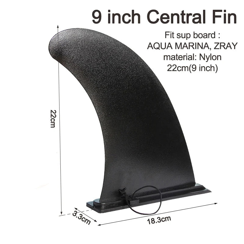 Surf Water Wave Fin SUP Accessory – Stabilizer for ZRAY Paddle Board, Surfboard Slide-In Central & Side Fin