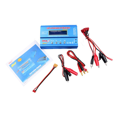 IMAX B6 Balance Charger for RC Helicopters – LCD NIMH/NICD Battery Discharger with 15A 6A Power Adapter