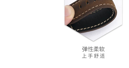 Genuine Leather Watch Band for Panerai Luminor & Radiomir – 18mm-24mm High-Quality Strap with Stainless Steel Buckle