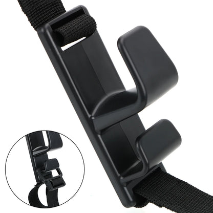 YOSOLO Universal Car Seat Headrest Hook – Adjustable Auto Hanger for Bags & Groceries