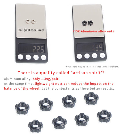 4pcs Aluminum Bike Tire Valve Caps – Ultralight MTB Road Mountain Schrader/Presta Tyre Protectors