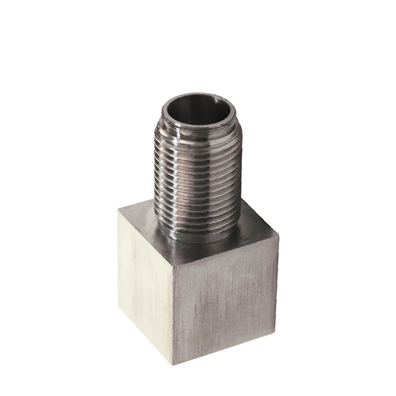 Universal O2 Oxygen Sensor CEL Eliminator - 90 Degree Angled Extender Spacer, M18 X 1.5 for Auto Car Repair