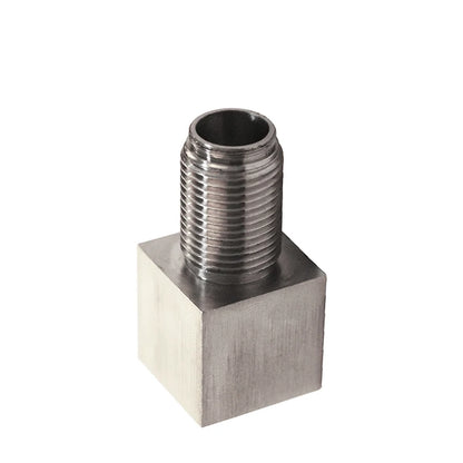 Universal O2 Oxygen Sensor CEL Eliminator - 90 Degree Angled Extender Spacer, M18 X 1.5 for Auto Car Repair