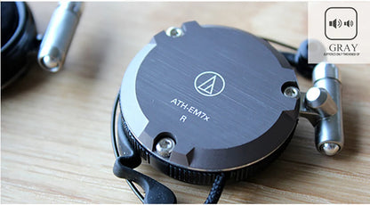 Audio-Technica ATH-EM7X Wired Sport Ear Hook Earphones with Heavy Bass for Android & iPhone