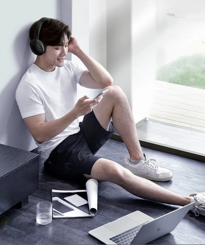 Baseus D02 Pro Wireless Headphones - Bluetooth 5.3, Foldable Sport Headset, Over-Ear Gaming Bluetooth Earbuds