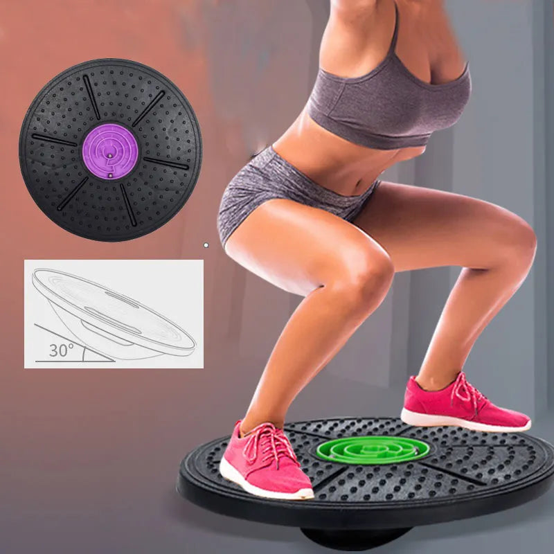 Yoga Balance Board: Fitness Exercise Training Pedal - Twist & Tone Your Waist with this Unique Warping Board - Yoga Fitness Equipment