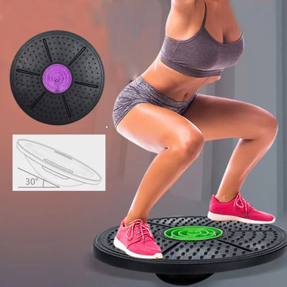 Yoga Balance Board: Fitness Exercise Training Pedal - Twist & Tone Your Waist with this Unique Warping Board - Yoga Fitness Equipment