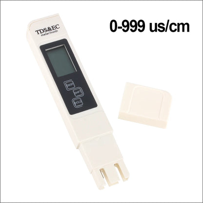 RZ PH/EC Meter Monitor — Digital Portable Aquarium Water Quality Tester, Professional Mini Acidity PH Detector