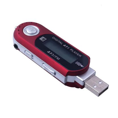 Mini USB MP3 Player with LCD Screen – USB 2.0 Music Player with FM Radio Function & Flash Drive Design