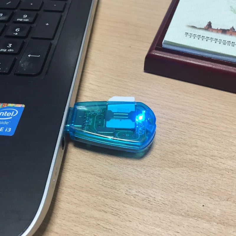 Mobile Phone USB Mini SIM Card Reader and Writer - Backup Kit for GSM/CDMA/WCDMA, SMS Adapter Converter with Disk for Cellphones