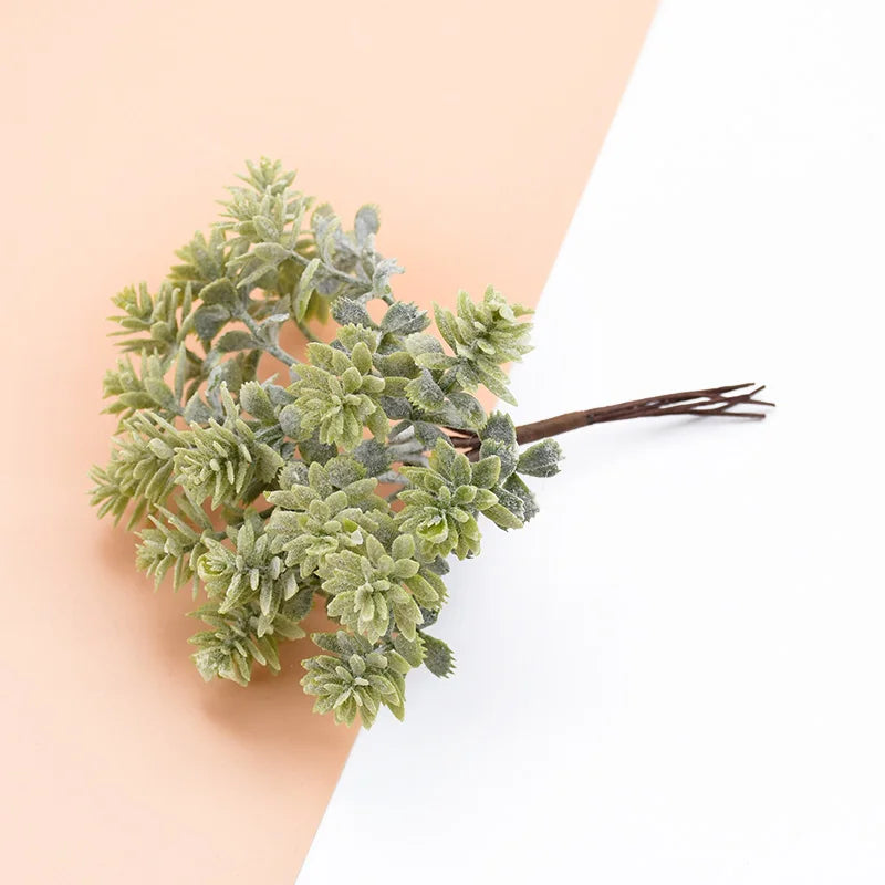 6PCS Artificial Silk Flowers for Scrapbooking & Crafts – Fake Decorative Plants for Home, Wedding & Christmas Wreath Decor