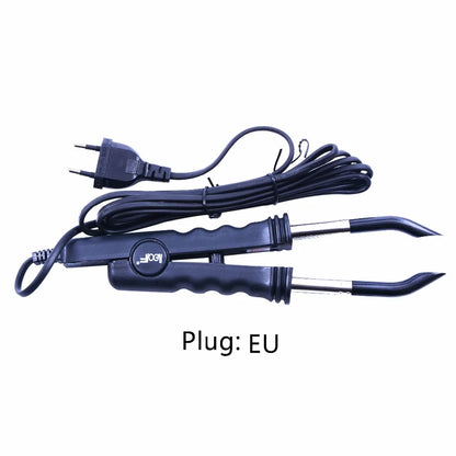 Professional Fusion Hair Extension Heat Iron Wand: Constant Heat Flat Plate Keratin Bonding Salon Tool