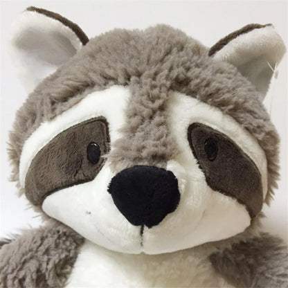 25-35cm Gray Raccoon Plush Toy – Cute Soft Stuffed Animal Doll, Perfect Pillow for Girls, Kids, and Baby Birthday Gifts