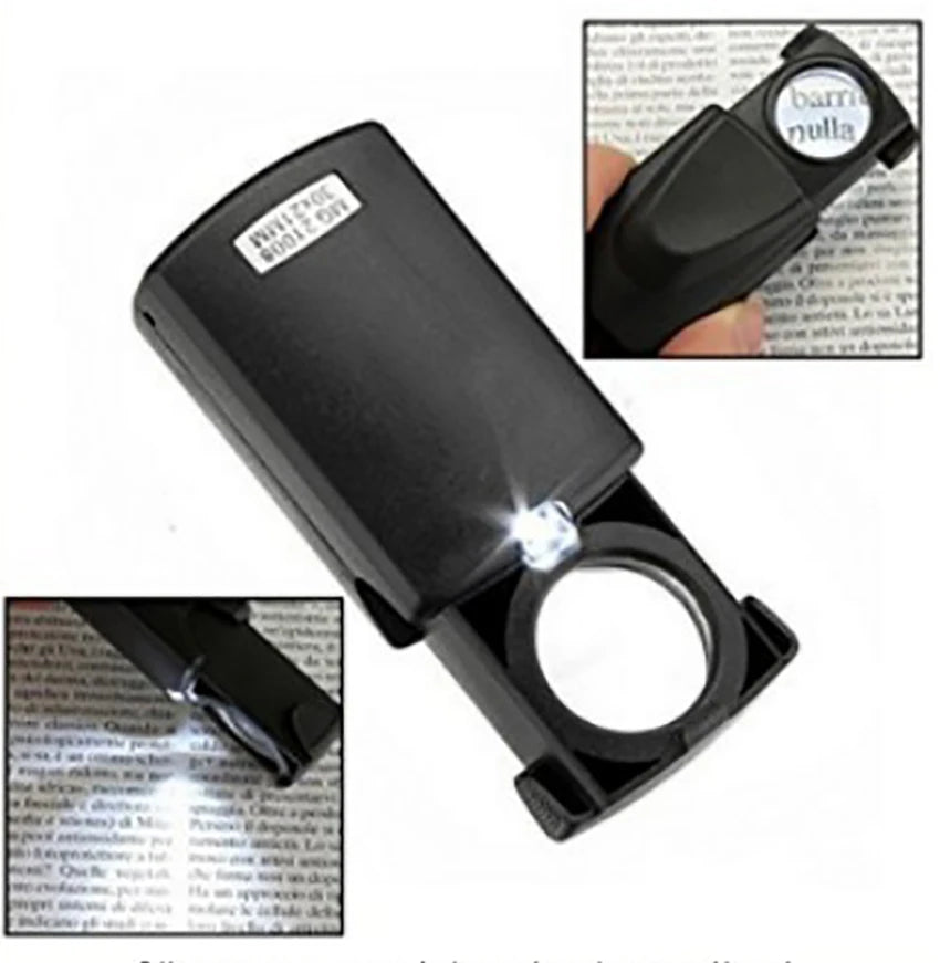 Portable 30X LED Magnifier — Acrylic Lens for Jewelry Appraisal, Readi ...