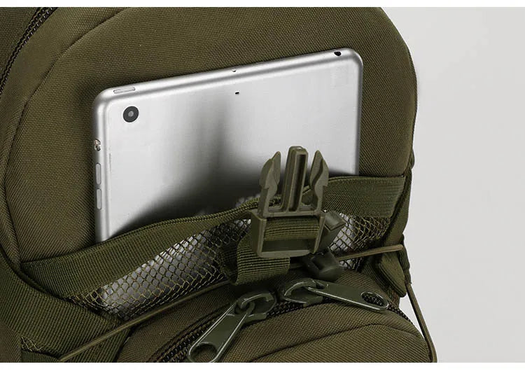 15L Molle Tactical Backpack - Outdoor Sports Bicycle Bag for Cycling, Climbing, Hiking, Camping, Fishing, Hydration