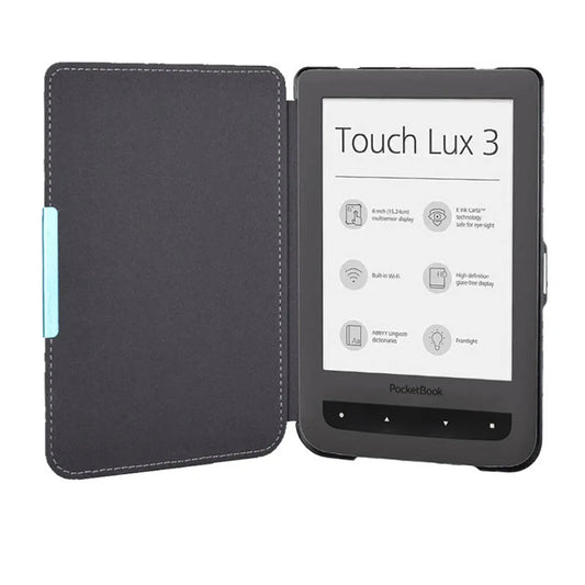 PB 626 Plus Leather Case Cover – eReader Case for Pocketbook Touch Lux 3 & PocketBook 626 Ebook Skin