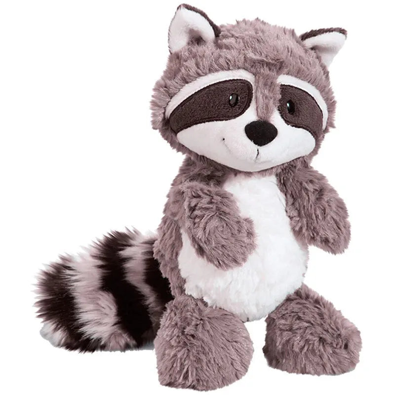 25-35cm Gray Raccoon Plush Toy – Cute Soft Stuffed Animal Doll, Perfect Pillow for Girls, Kids, and Baby Birthday Gifts