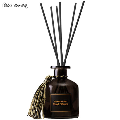 100PCS Black Fiber Rattan Sticks – Reed Diffuser Refill Sticks for Aromatherapy, 40/35/30/25/22/19/10cm
