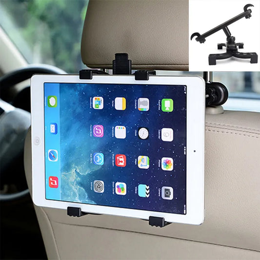 Telescopic Tablet Car Holder for iPad - Rear Pillow Holder and Stand, Headrest Mount Bracket for 7-11 Inch Tablets in the Car Seat