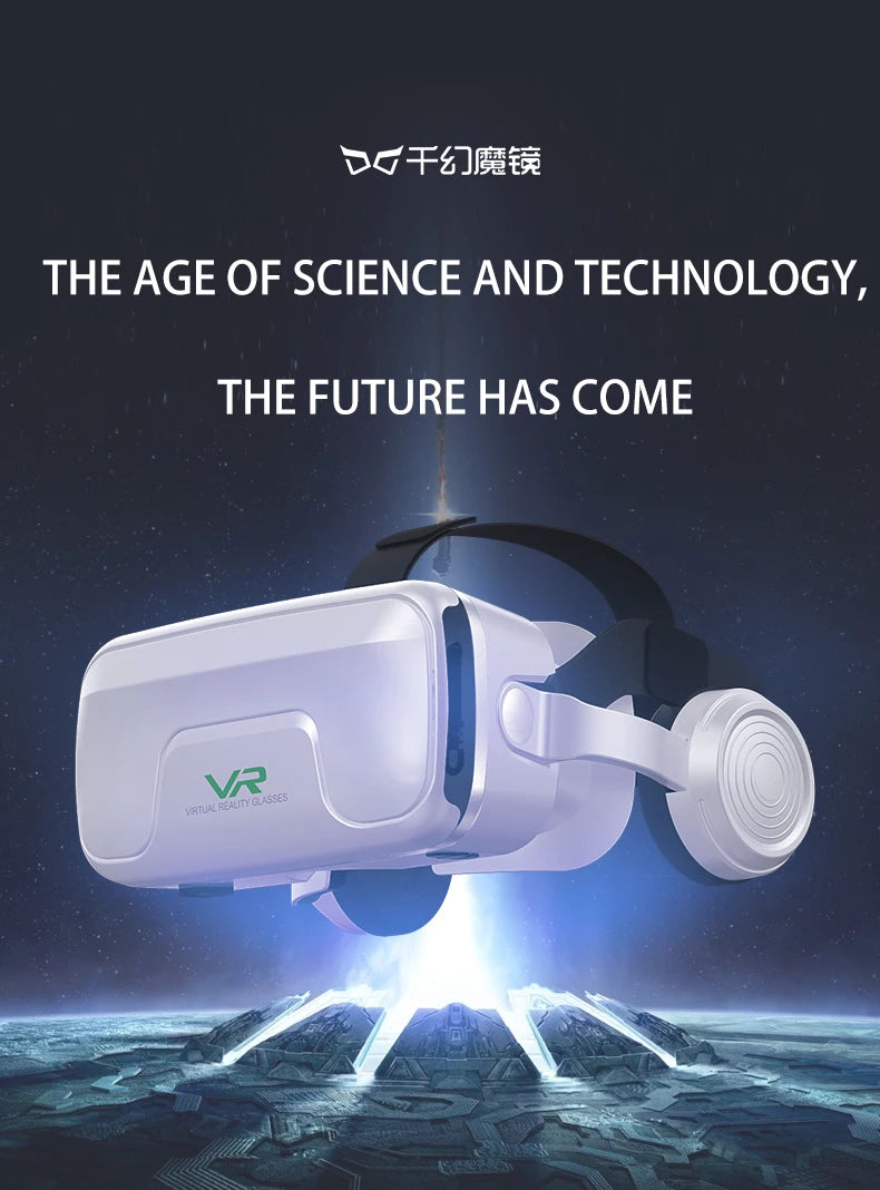 VR Shinecon 10.0 3D Virtual Reality Headset – Helmet Goggles for Smartphone Gaming