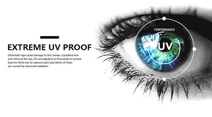 JULI The Matrix Classic Sports Rimless Sunglasses for Men - Orange Rectangle Ultralight Frame, UV400 Protection Driving Eyewear (MJ8009)