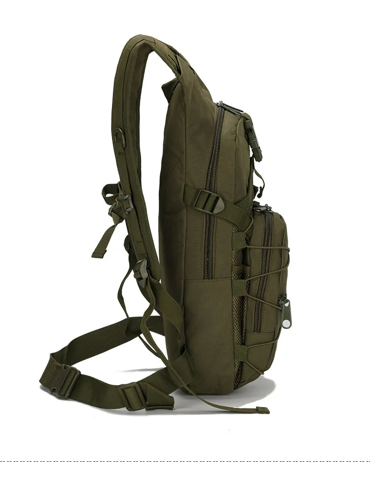 15L Molle Tactical Backpack - Outdoor Sports Bicycle Bag for Cycling, Climbing, Hiking, Camping, Fishing, Hydration