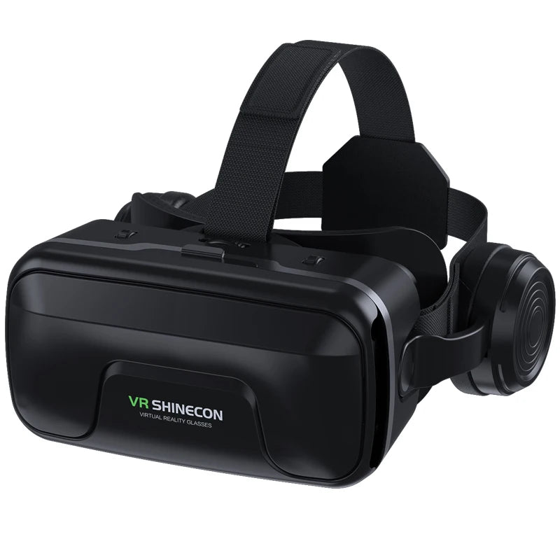 VR Shinecon 10.0 3D Virtual Reality Headset – Helmet Goggles for Smartphone Gaming