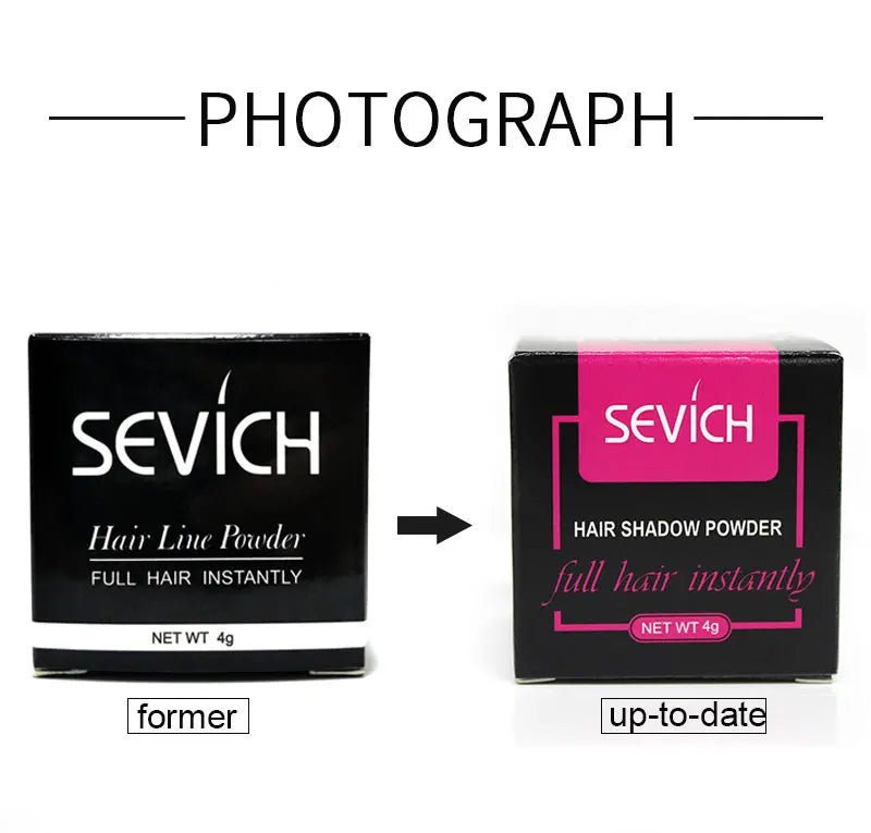Sevich Hairline Powder 4g – Natural Hairline Shadow Concealer for Hair Loss, Unisex Makeup