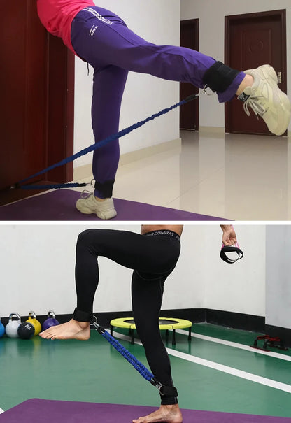 Thickened Latex Resistance Bands — 30/42/65/80cm Pull Rope for Gym, Fitness Training & Taekwondo (Customizable)