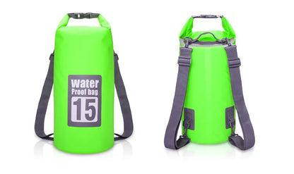 Outdoor PVC Waterproof Dry Bag – 5L/10L/15L/20L/30L Storage Sack for Canoe, Kayak, Rafting, Swimming & Travel